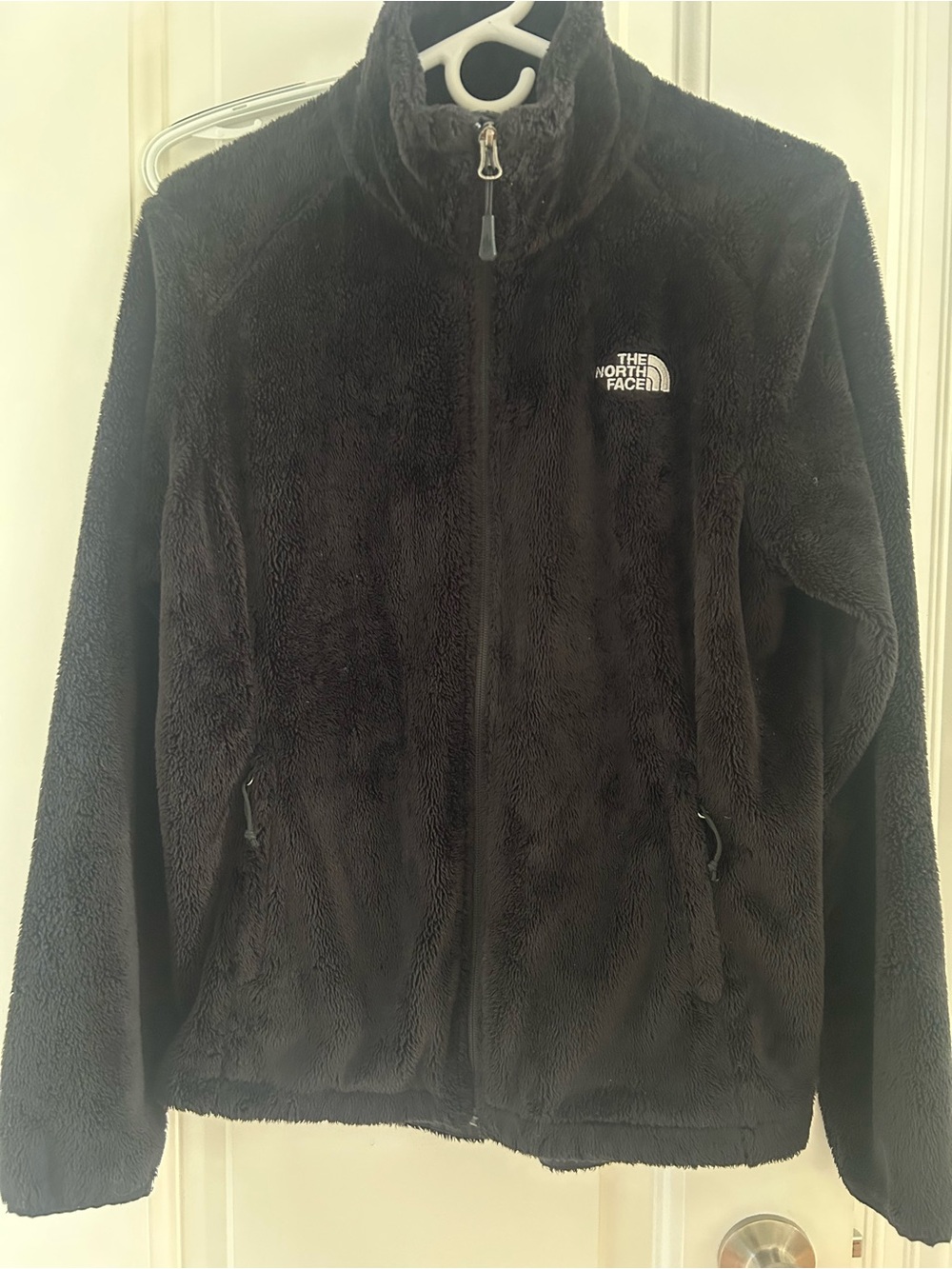 The North Face Women’s Black Plush Full-Zip Fleece Jacket